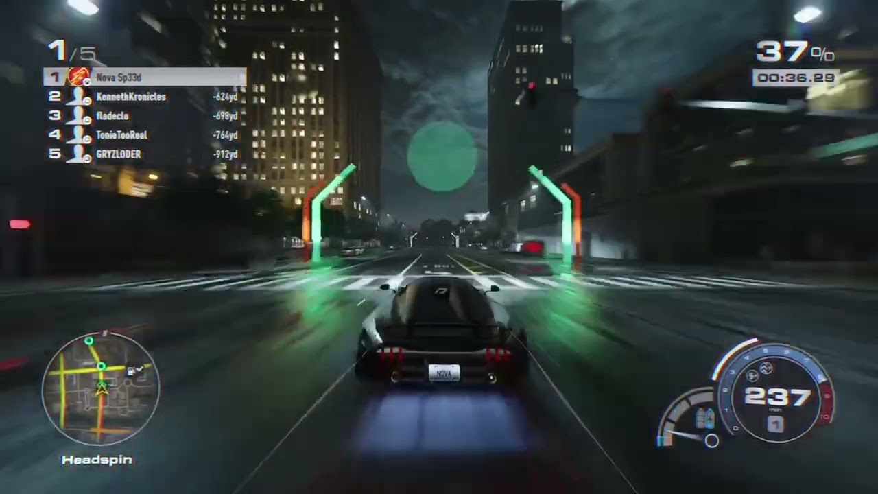 NFS UNBOUND, Headspin 