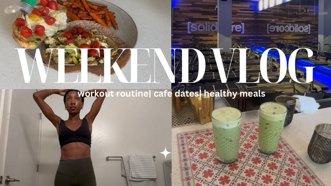 Weekend in my life in Denver| fitness routine, new challenge, cafe dates, healthy quick meals