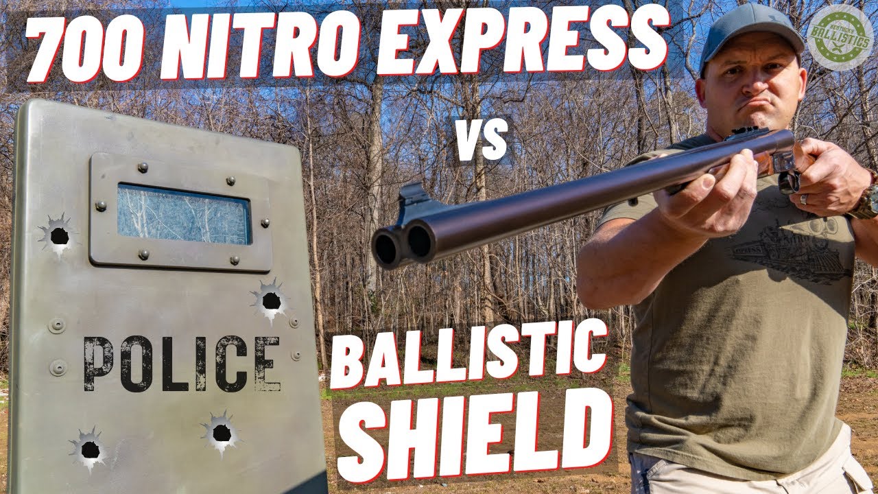 700 NITRO vs BALLISTIC SHIELD 🛡 (World&rsquo;s Biggest Elephant Gun)