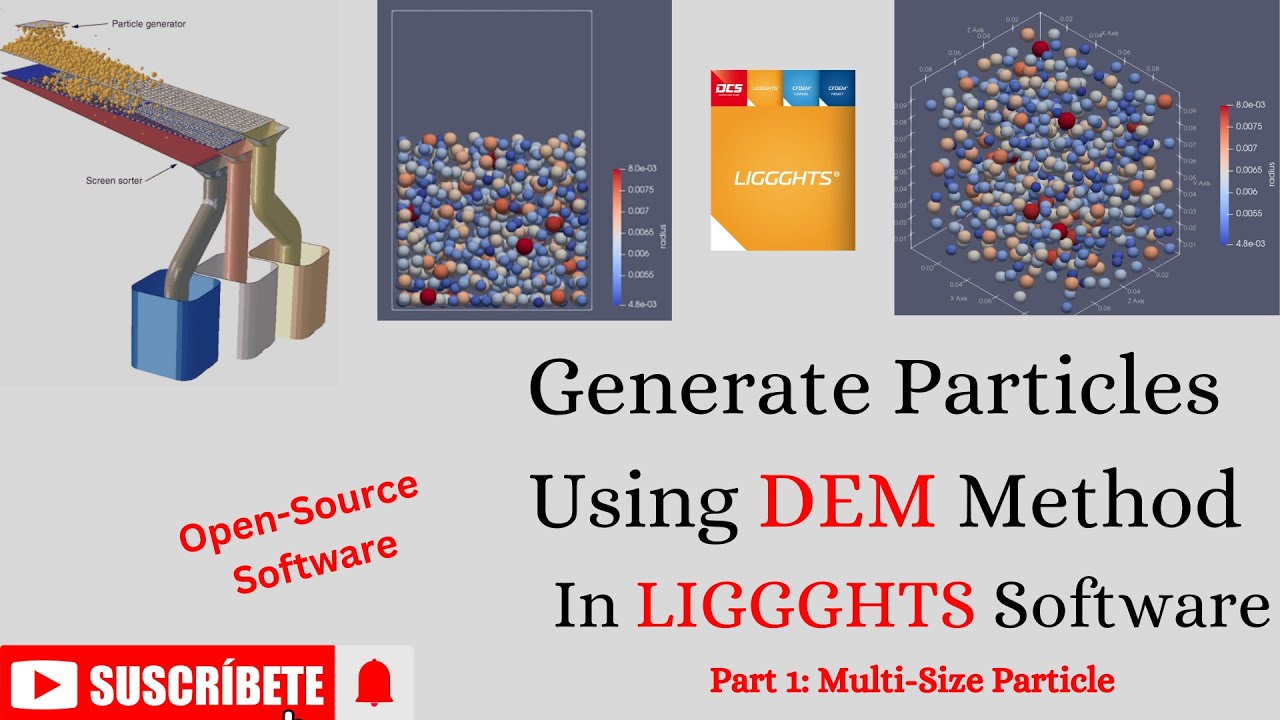 How To Generate Particles Using Discrete Element Method (DEM) in LIGGGHTS;Part2:Multi-Size Particle