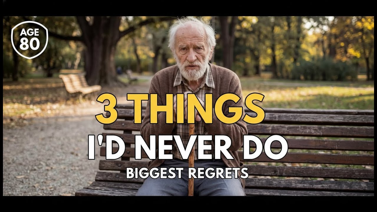 i'm 80-if i could Relive My Life ,i'd Never DO These 3 Things