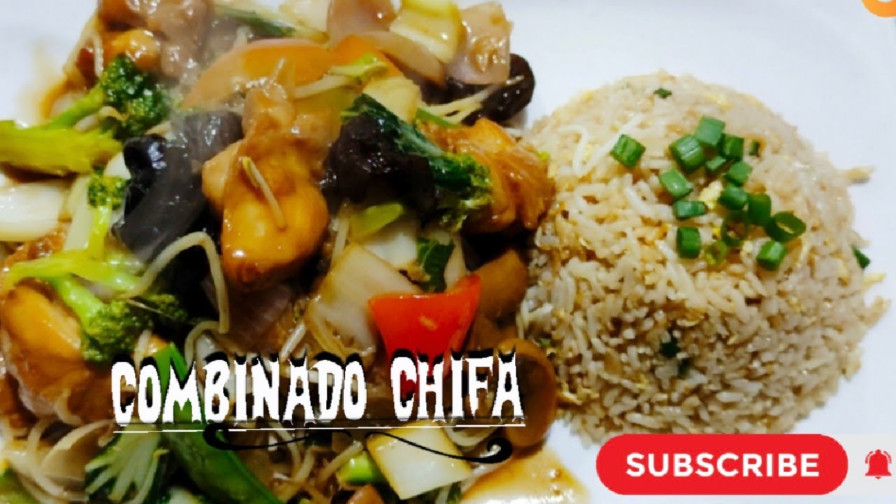Combinado Chifa (Comida  Oriental)Como hacer Combinado de pollo /Receta Peruana💯😋🇵🇪