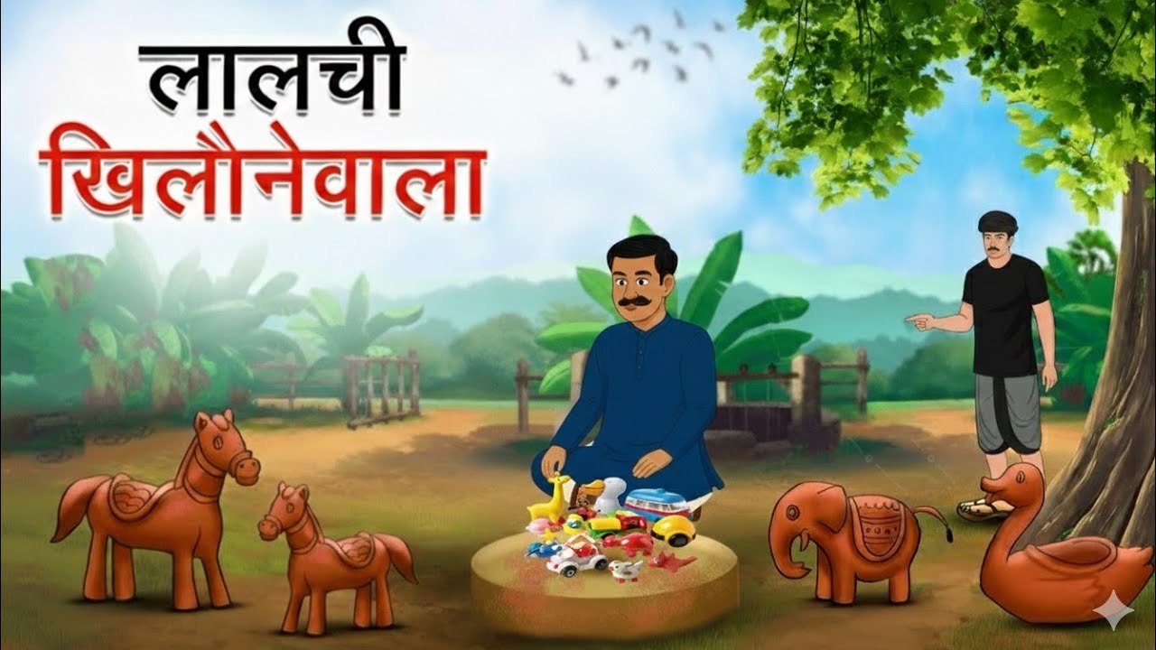 लालची खिलौनेवाला | LALCHI KHILONEWALA | HINDI KAHANIYA | MORAL STORIES. 