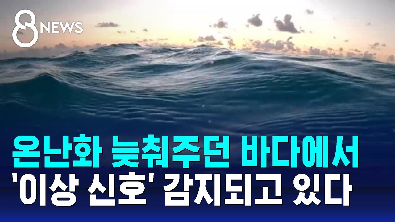 기후변화 임계점 넘어섰나&hellip;온난화 늦춰주던 바다에서 '이상 신호' 감지 / SBS 8뉴스