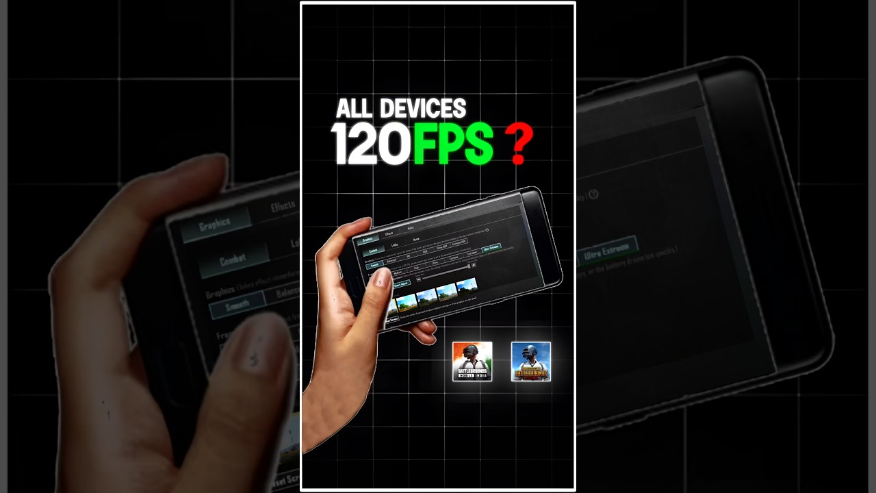 120 FPS ❓ BGMI #shorts #bgmi #120fps