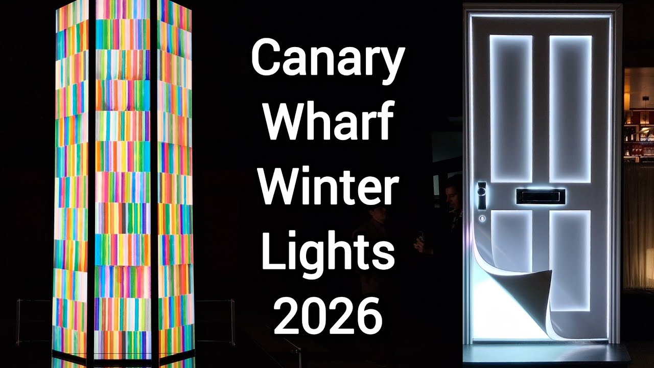Exploring The Canary Wharf Winter Lights 2026