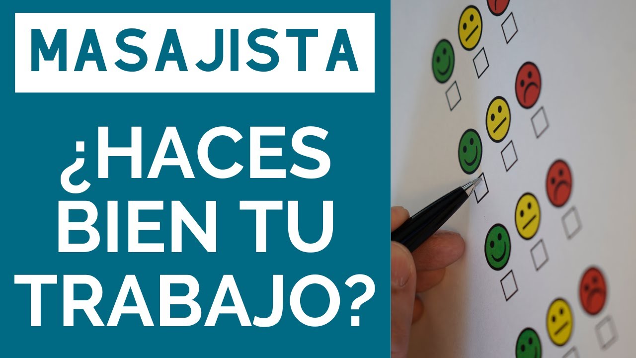 Quiros | CÓMO SABER SI HACEMOS BIEN LOS MASAJES - CÓMO EVALUAR NUESTRO TRABAJO