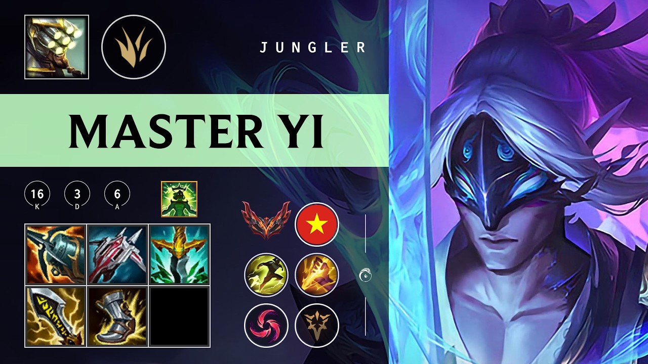 Master Yi Jungle vs Shen - VN Grandmaster Patch 26.05