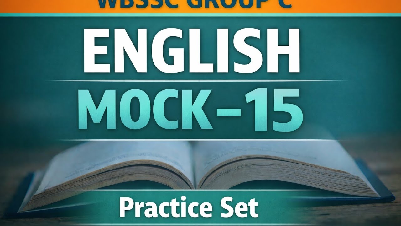 WBSSC English Mock 15 | Most Expected Questions | Crack School Service Exam