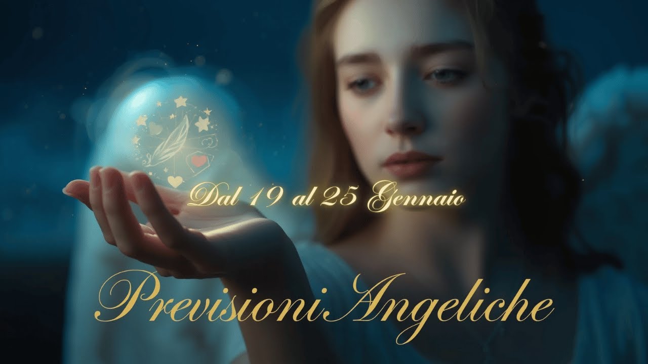 Previsioni Angeliche per la settimana dal 19 al 25 Gennaio.