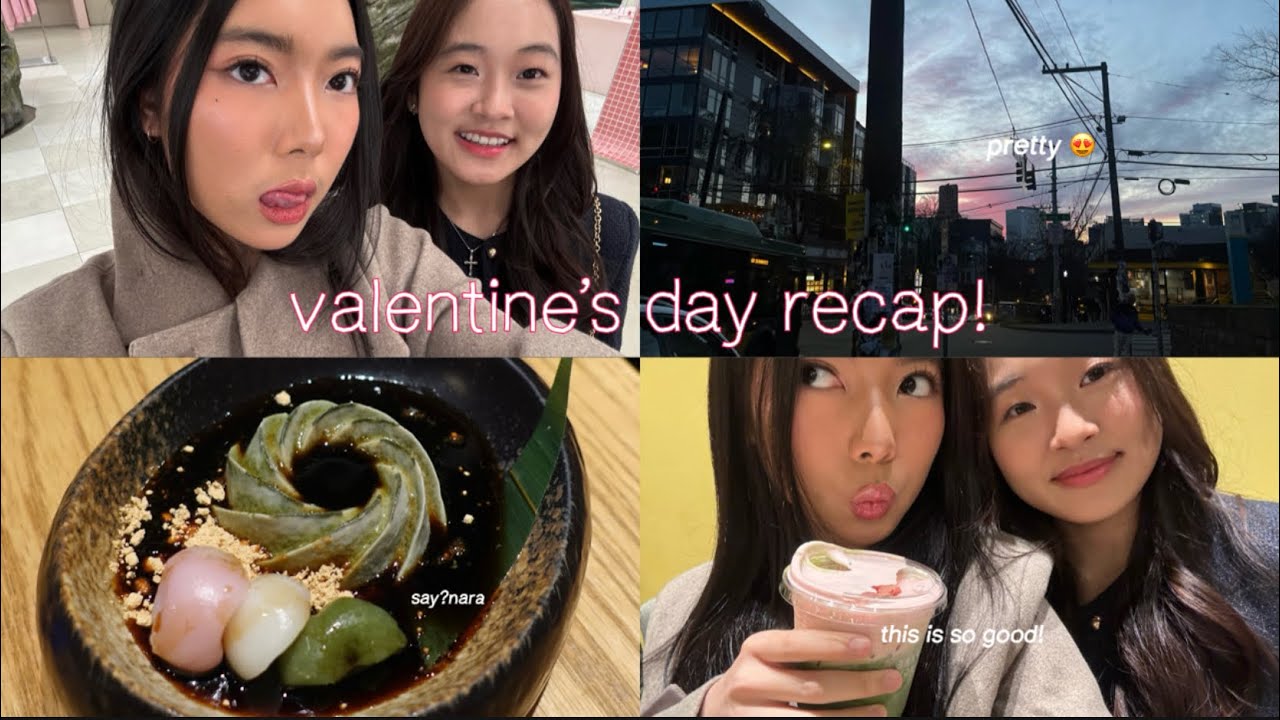 valentine’s day recap🩷😽 - junbi, glossier, noii sushi