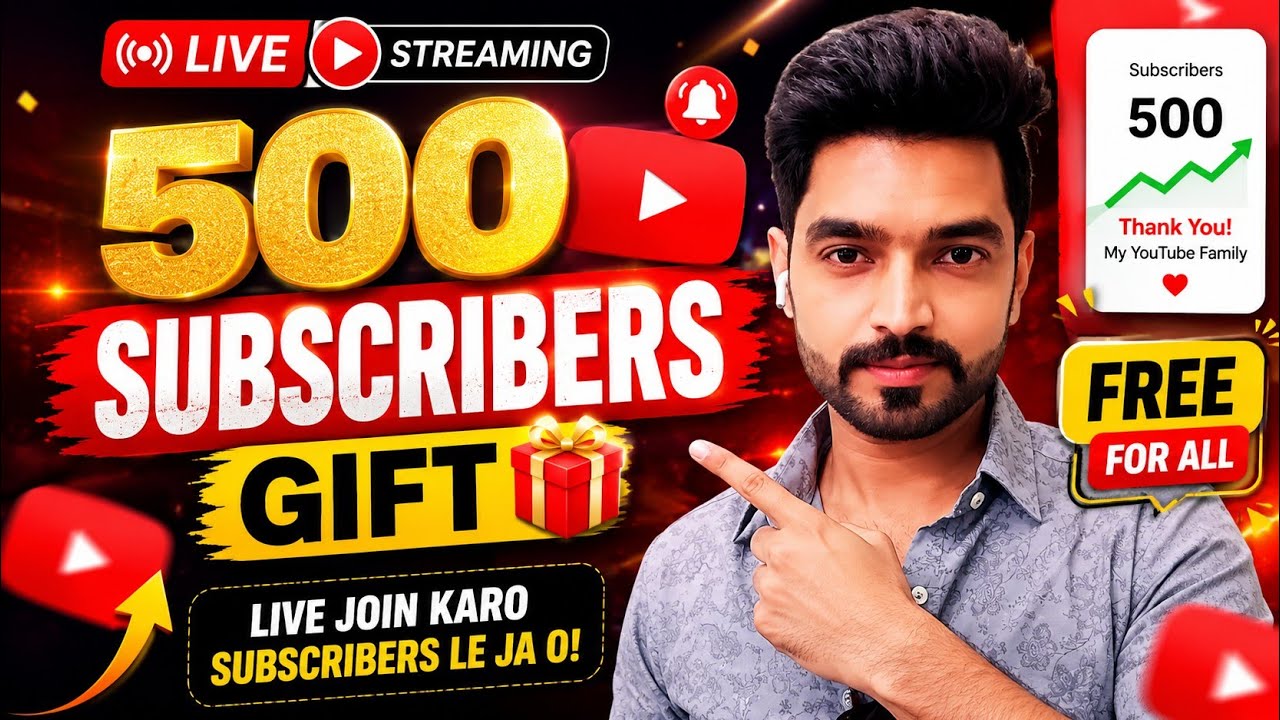 Live Subscribers Gift | zubair aslam
