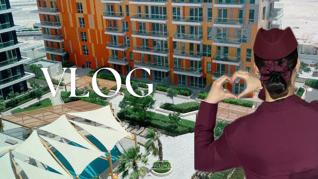 외항사 승무원의 이사 vlog | 한달 동안 이사 두 번 한 사연, 카타르항공 숙소 공개