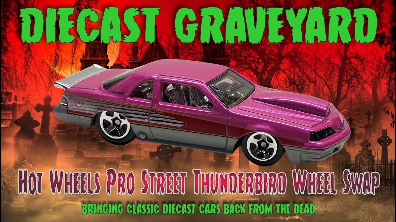 Hot Wheels Pro Street Thunderbird Wheel Swap