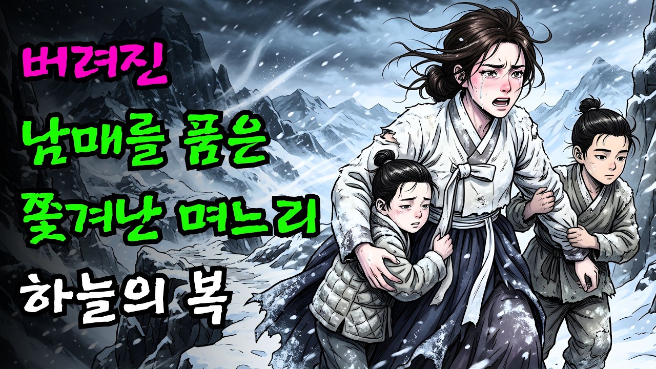 버려진 남매를 품은 쫓겨난 며느리, 하늘이 내린 복  | 야담 | 민담 | 설화 | 고전 | 옛날이야기 |야사