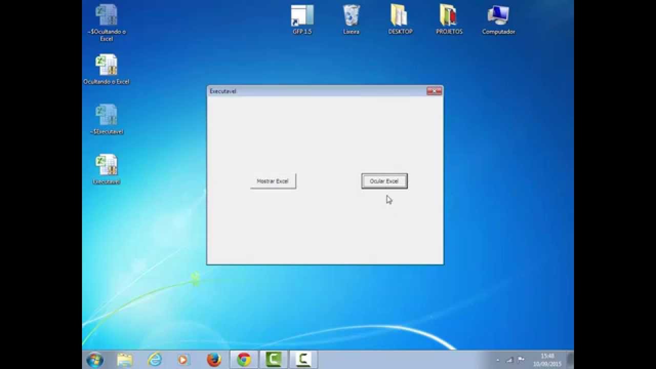 Ocultar Planilha Excel via códigos VBA