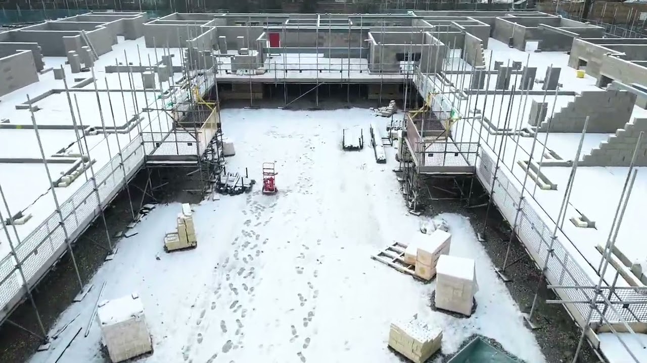 St Ann's Hospice new build drone update - January 2025