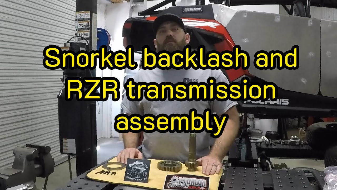 RZR Transmission HD Bearing Retainer Plate Install, Setting the Backlash and Assembly - Part 3