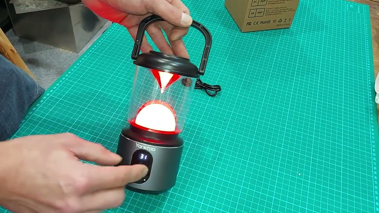 Yonktoo Campinglampe, Campinglampe Aufladbar, Genau so muss ein Campinglampe sein!