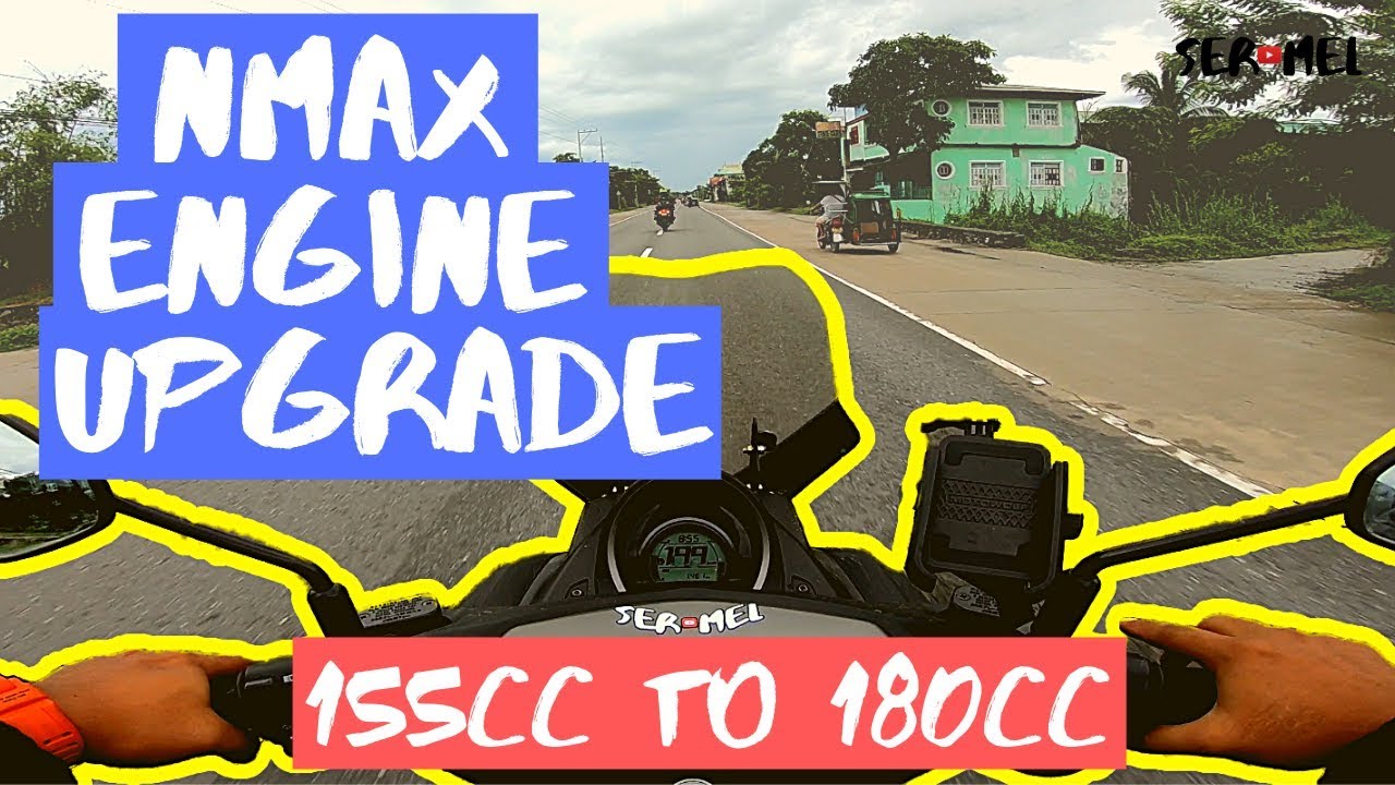 NMAX ENGINE UPGRADE | 155 to 180cc | JVT RS8 | CHAWRX
