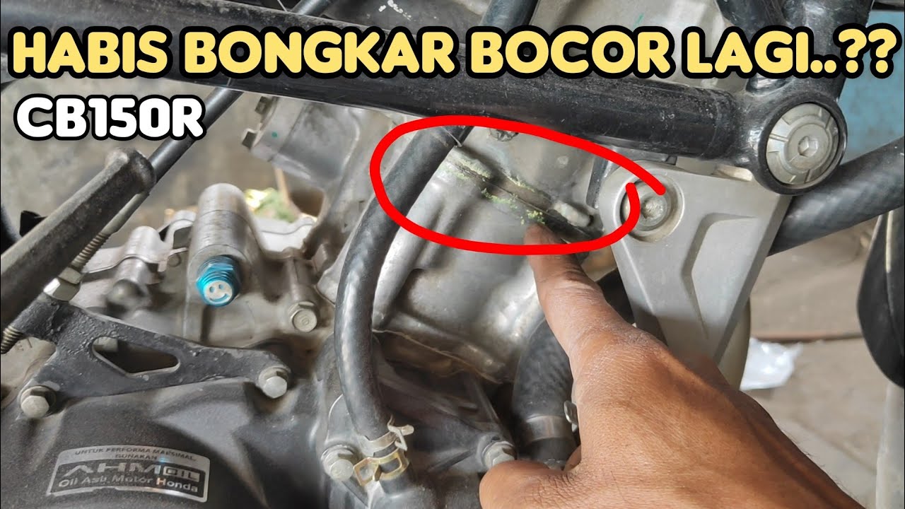 cb150r dari madiun belum lama bongkar, head bocor lagi..!!