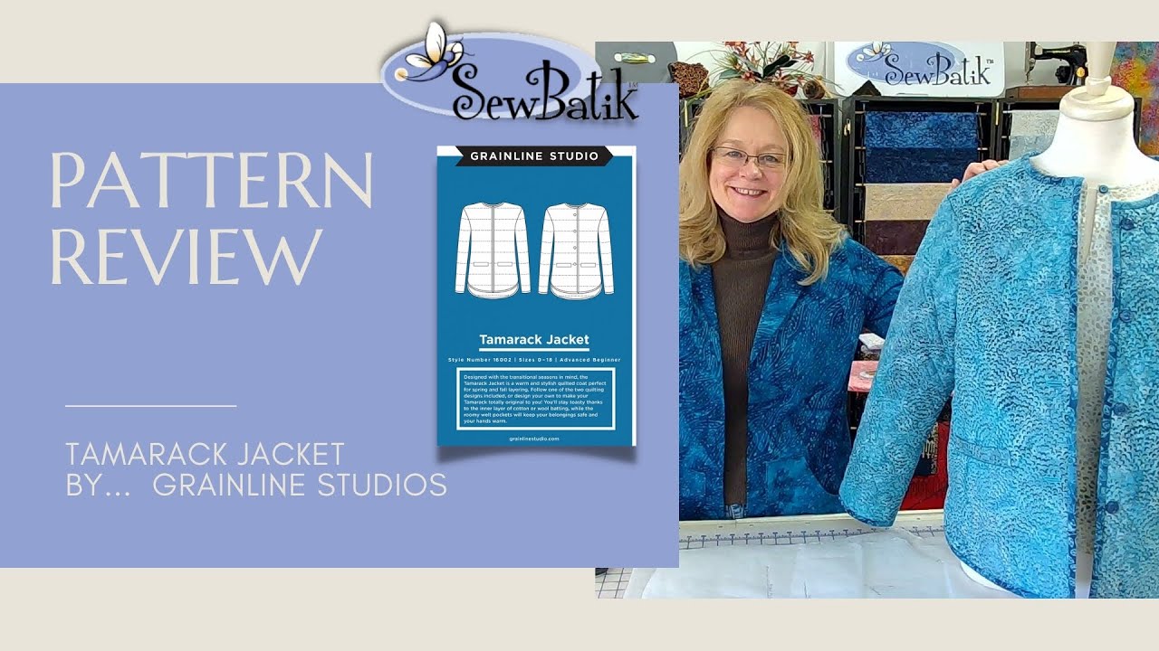 Pattern Review - The Tamarack Jacket. Pattern designed by Grainline Studio