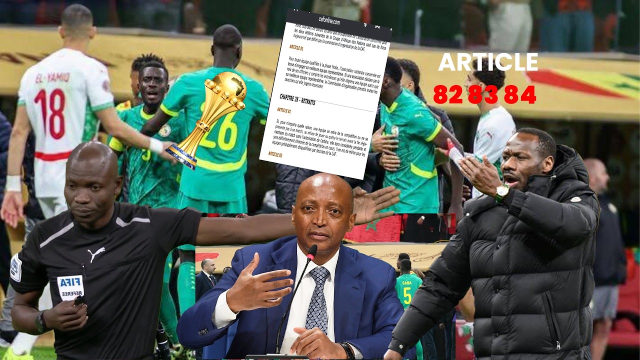 CAN 2025, L'arbitre n'a pas siffler la fin du match , Tous les joueurs n'ont pas quitté le terrain