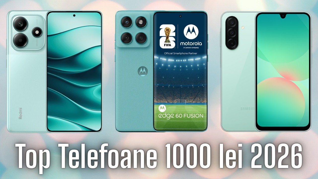 Cele mai BUNE Telefoane sub 1000 lei din 2026!