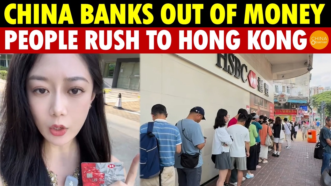 Panic! China Banks Out of Money, Strictest Capital Controls, People Rush to Open Hong Kong Accounts