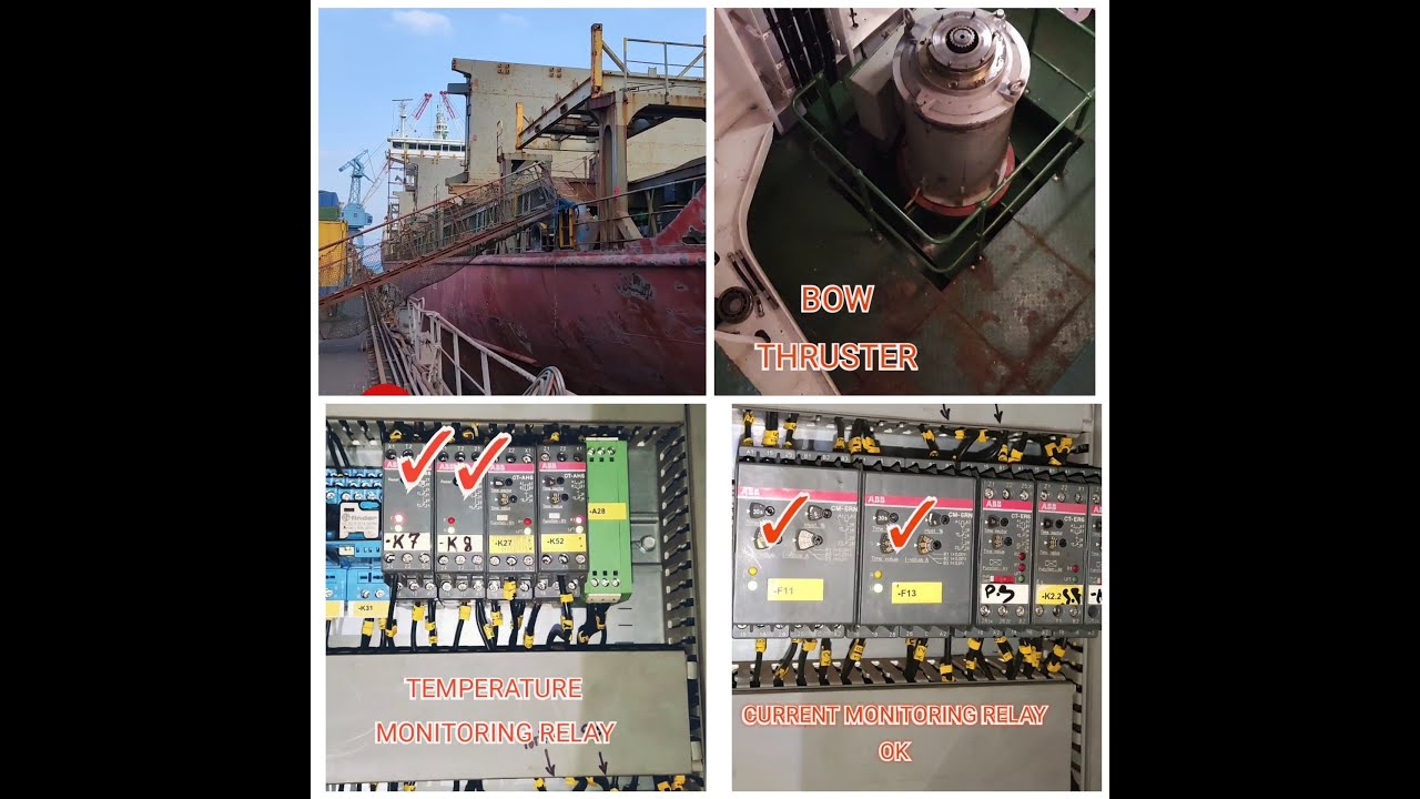 SHIPS BOW THRUSTER MOTOR OVERLOAD ALARM TROUBLESHOOTING