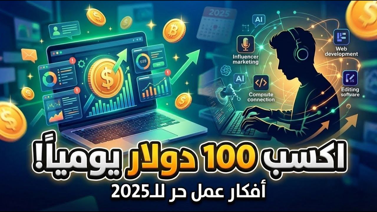 ازاي تعمل ١٠٠ دولار يوميًا من طرق حلال