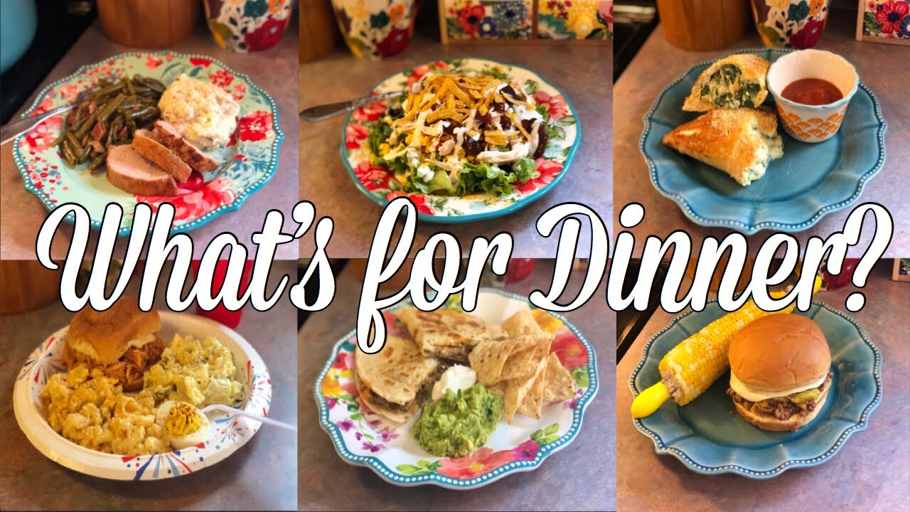 What’s for Dinner?| Easy & Budget Friendly Family Meal Ideas| July 1-7, 2019