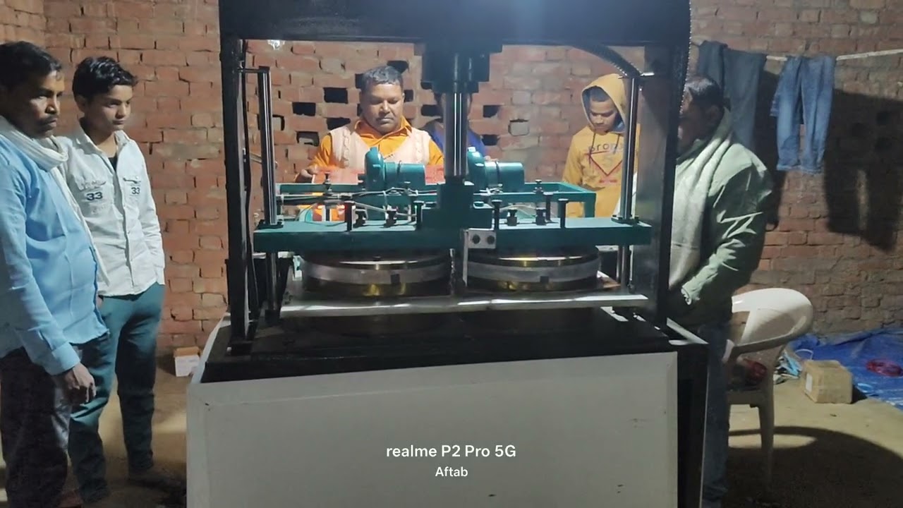 BUFFET THALI MAKING MACHINE FULLY AUTOMETIC #buffet #hydraulic #thali #bihar #patna 