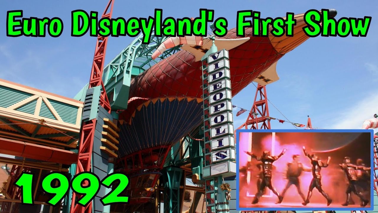 FIRST EVER Show at Videopolis in Euro Disneyland (Disneyland Paris 1992 Soft Opening)
