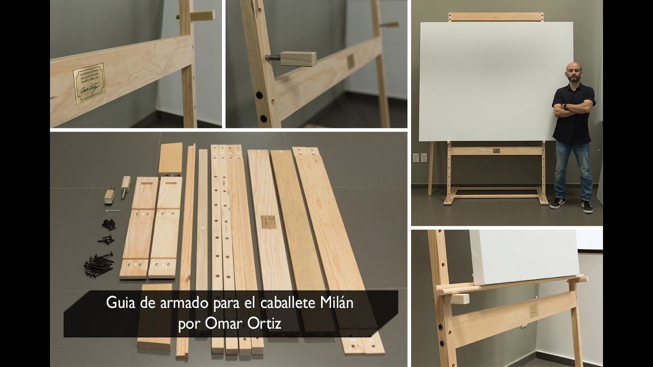 guia Armado caballete Milan para gran formato por Omar Ortiz