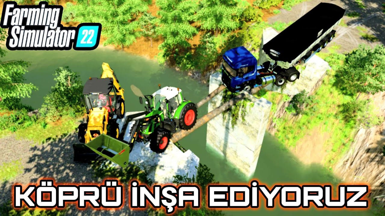 KÖPRÜYÜ İNŞA EDİP YOLLARA ASFALT DÖKÜYORUZ / 