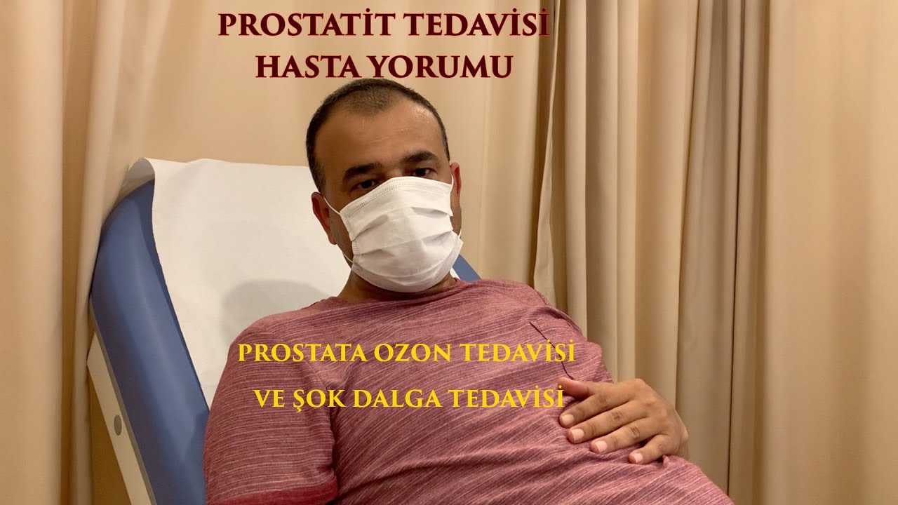 Prostatit tedavisinde prostata ozon tedavisi ve şok dalga tedavisi