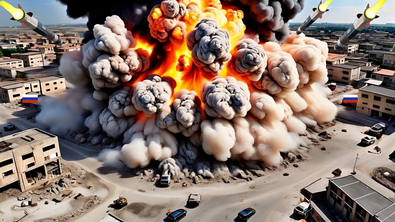 March 13, 2026! The center of a Russian city is leveled to the ground, look what happened! - ARMA 3
