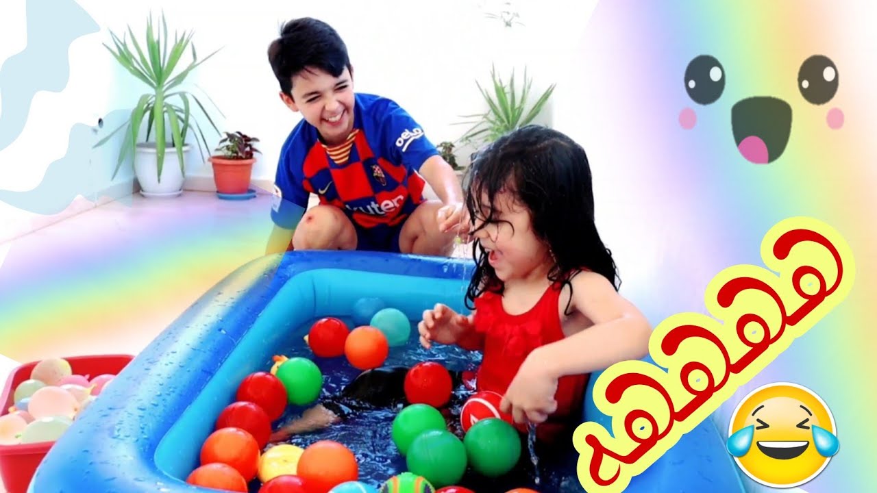 احلى مسبح لندى - اشرف عمللها مفاجئة وندى احلى ردة فعل 🤩