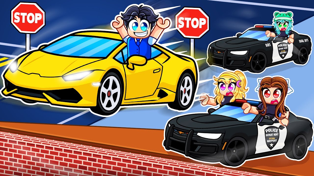 RACER vs POLICE In Roblox!