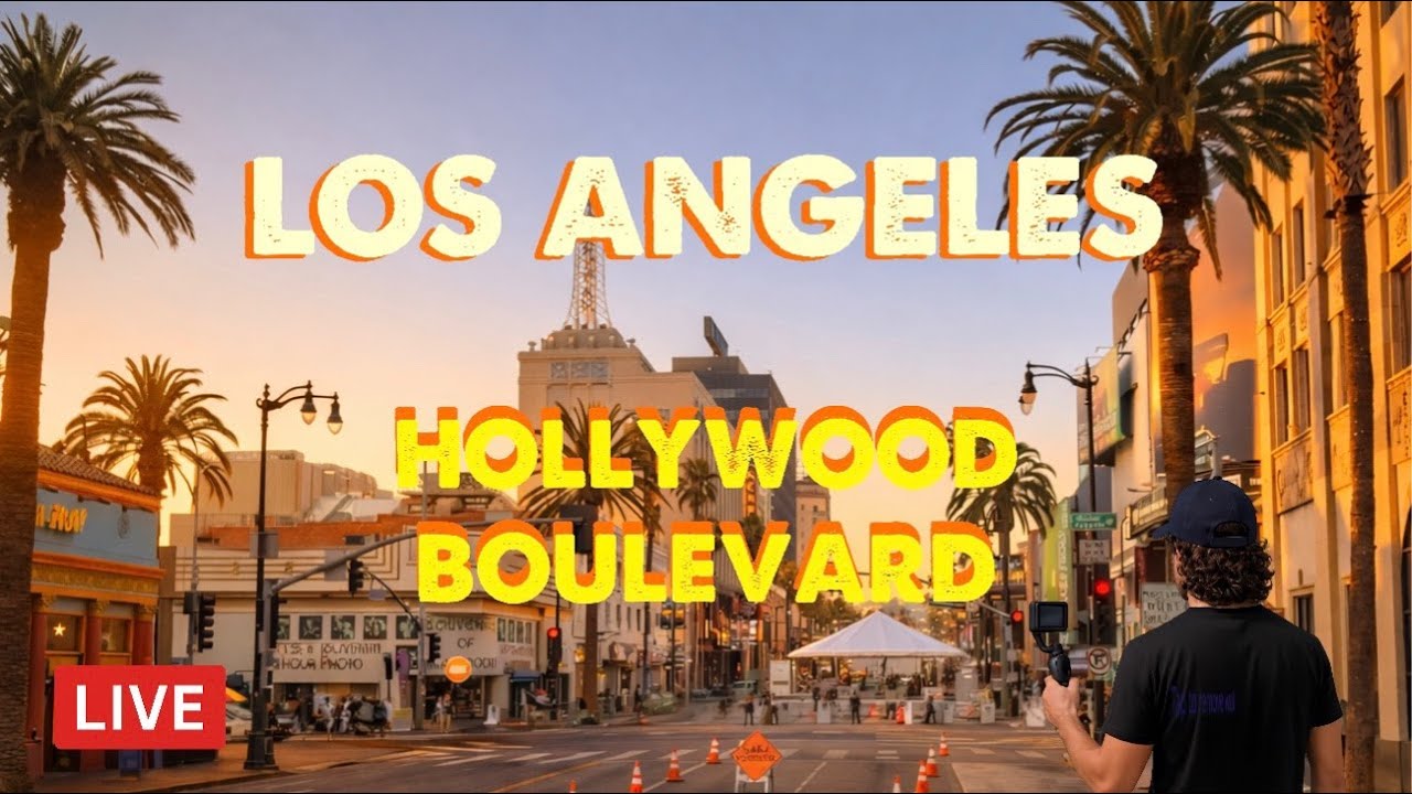 LIVE Hollywood Boulevard Walk of Fame | Los Angeles Walk Cam