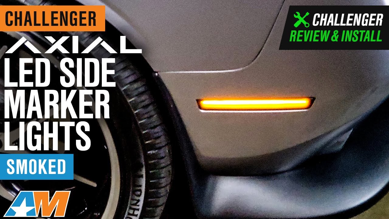 Обзор и установка светодиодных габаритных фонарей Challenger Axial LED 2015-2021 гг., тонированных
