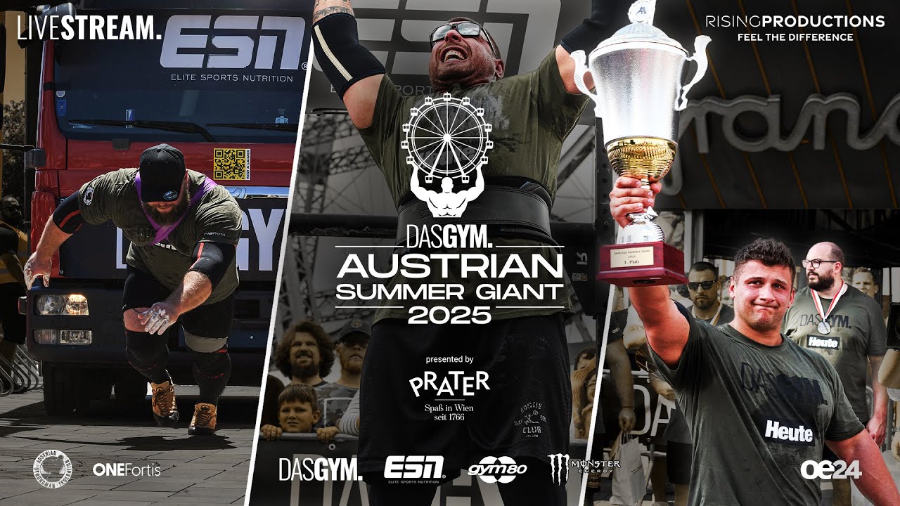 DASGYM AUSTRIAN SUMMER GIANT 2025 🔴 LIVE aus dem Wiener Prater
