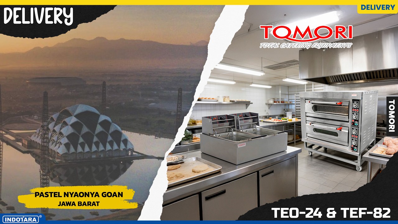 DELIVERY ELECTRIC BAKING OVEN 2 DECK TEO-24 & DEEP FRYER TEF-82 UNTUK PASTEL NYAONYA GOAN