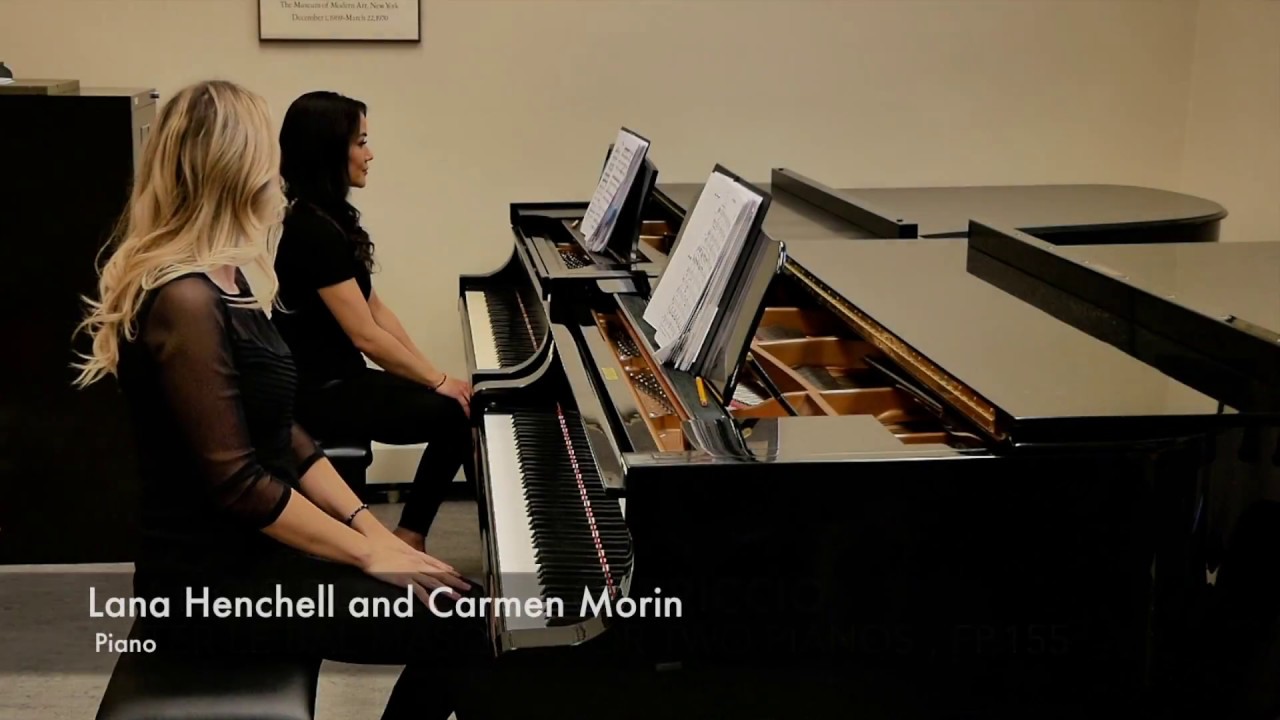 Francis Poulenc - Capriccio (after Le Bal Masqué) for Two Pianos, FP.155