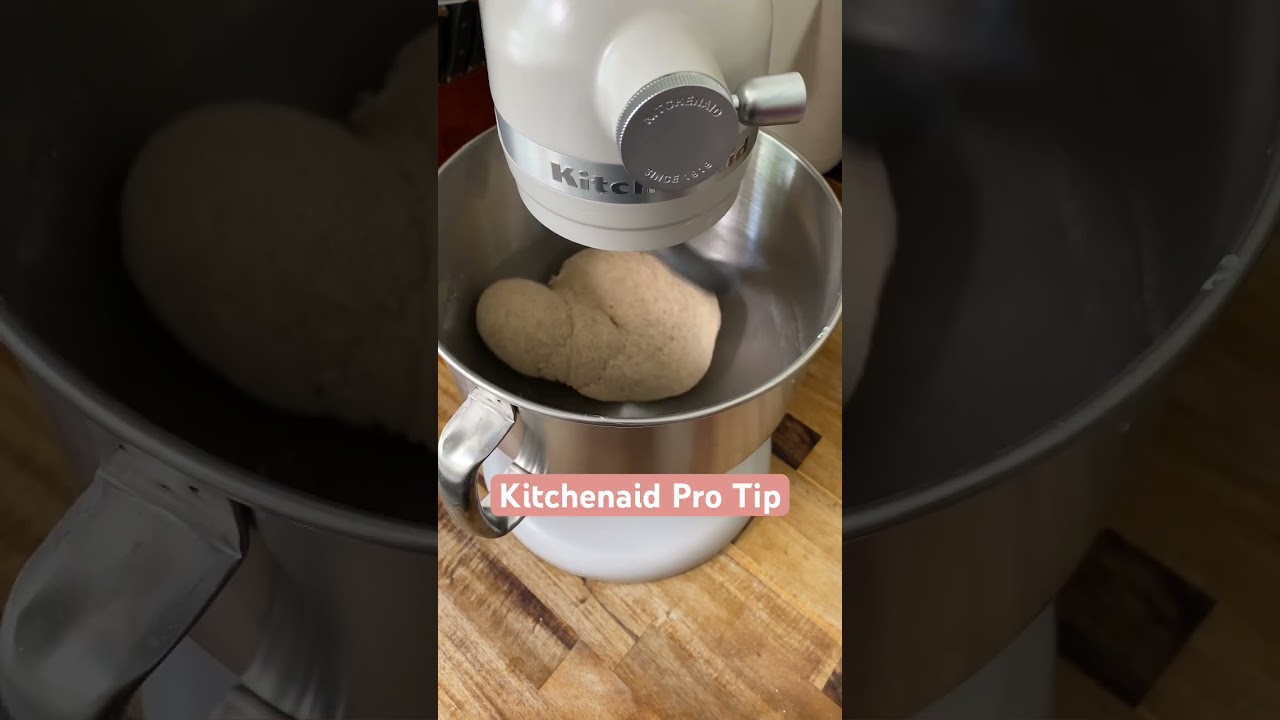 Совет от профессионала Kitchenaid: используйте насадку для замешивания теста только на скорости 2...