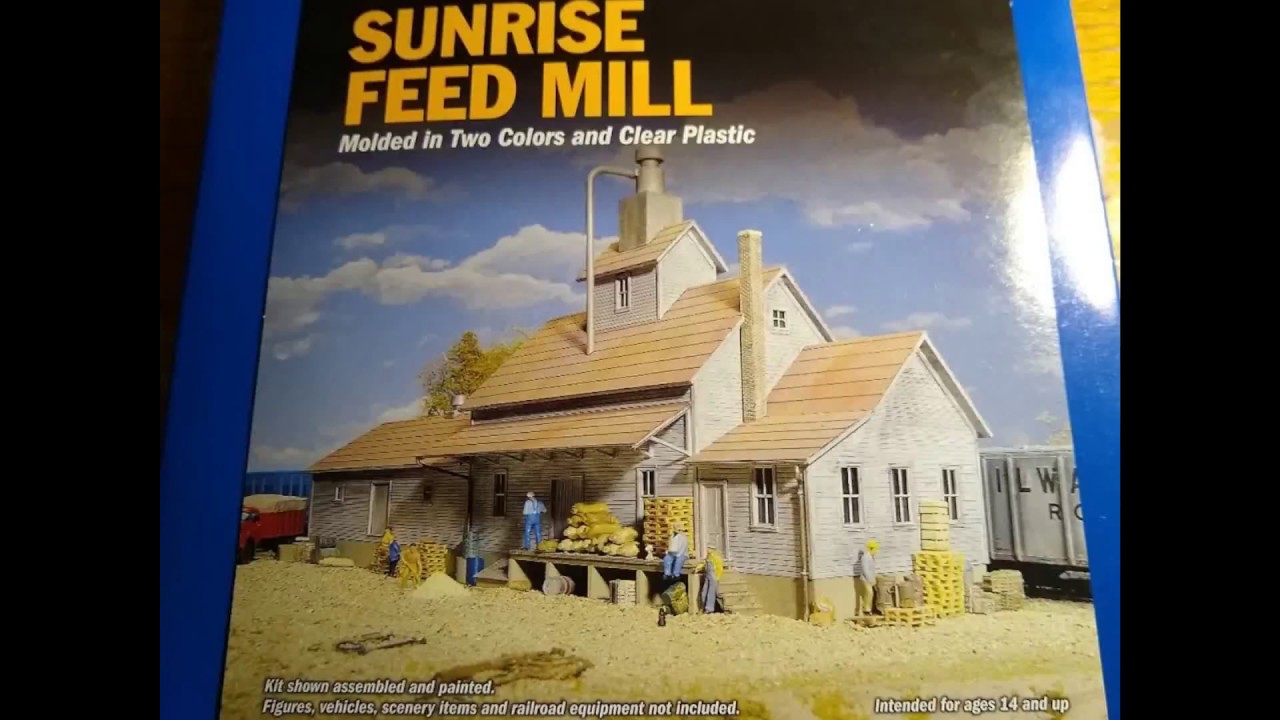 Walthers HO scale sunrise feed mill