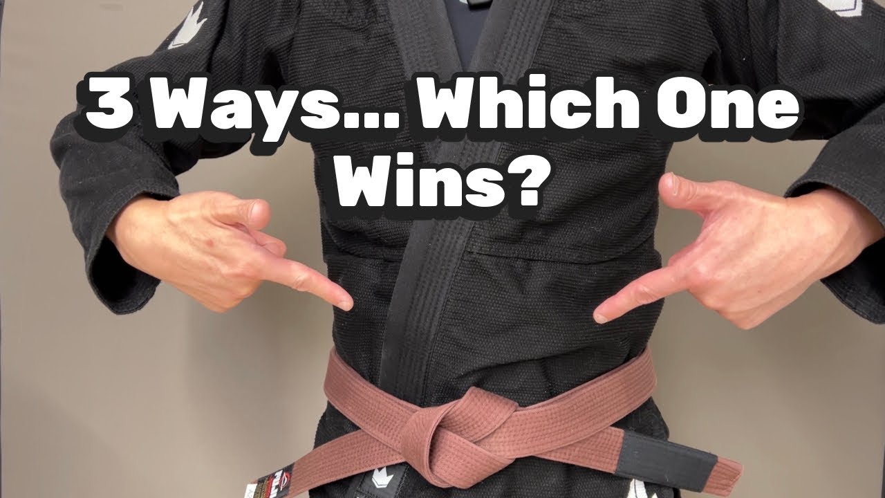 Best Way To Tie Your Jiujitsu Belt