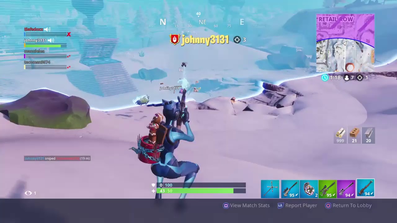 Ice Legion Gameplay!| Fortnite Battle Royale