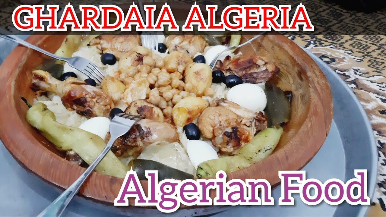 Algerian Sahara Food, Ghardaia, Algeria 🇩🇿